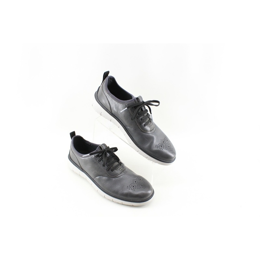 Cole Haan Generation Zerogrand Gray Leather Casual Dress Shoes Men's Size 11.5 M